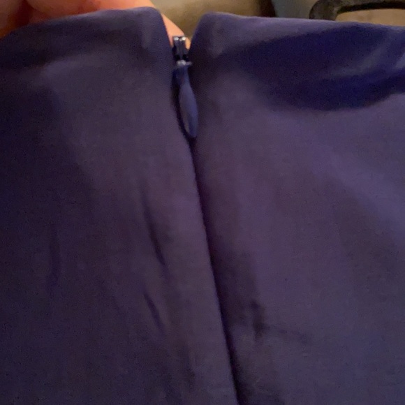 🆕 Dressbarn Halter Zip Back Purple Dress, Size 16 - Picture 8 of 9